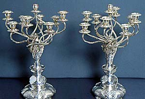 photo of the candelabra