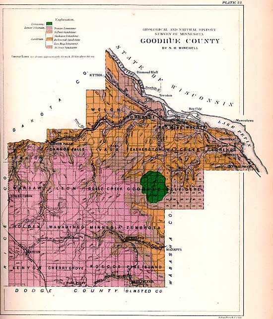 Map of Goodhue County